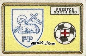 Sticker Badge (Preston North End) - UK Football 1978-1979 - Panini