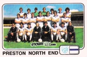 Sticker Team Photo (Preston North End) - UK Football 1978-1979 n. 414 - Panini