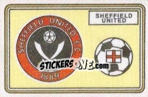 Cromo Badge (Sheffield United) - UK Football 1978-1979 - Panini
