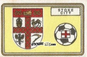 Sticker Badge (Stoke City) - UK Football 1978-1979 n. 417 - Panini