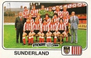 Sticker Team Photo (Sunderland) - UK Football 1978-1979 - Panini