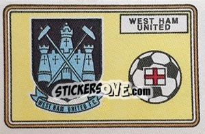 Cromo Badge (West Ham United) - UK Football 1978-1979 - Panini