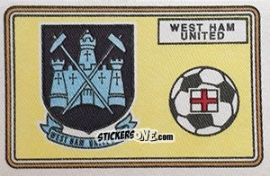 Sticker Badge (West Ham United) - UK Football 1978-1979 n. 421 - Panini