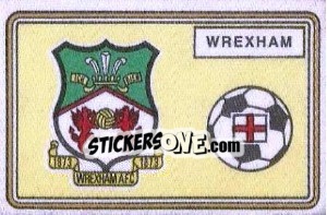 Cromo Badge (Wrexham) - UK Football 1978-1979 - Panini