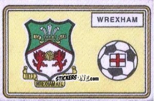 Figurina Badge (Wrexham) - UK Football 1978-1979 - Panini