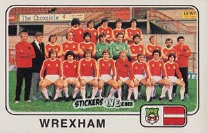 Sticker Team Photo (Wrexham) - UK Football 1978-1979 n. 424 - Panini