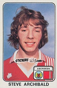 Cromo Steve Archibald - UK Football 1978-1979 - Panini
