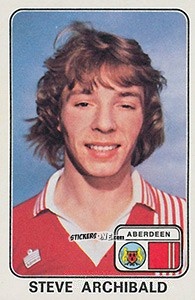 Cromo Steve Archibald - UK Football 1978-1979 - Panini