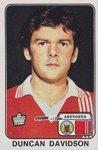 Figurina Duncan Davidson - UK Football 1978-1979 n. 438 - Panini