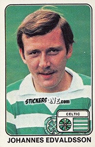 Sticker Johannes Edvaldsson - UK Football 1978-1979 - Panini