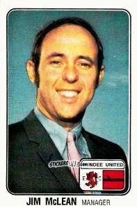 Sticker Jim McLean - UK Football 1978-1979 - Panini