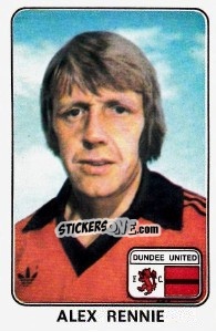 Sticker Alex Rennie - UK Football 1978-1979 - Panini