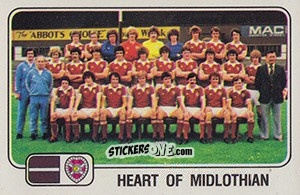 Cromo Team Photo - UK Football 1978-1979 - Panini