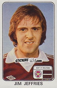 Figurina Jim Jeffries - UK Football 1978-1979 - Panini