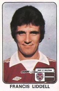 Sticker Francis Liddell - UK Football 1978-1979 n. 484 - Panini
