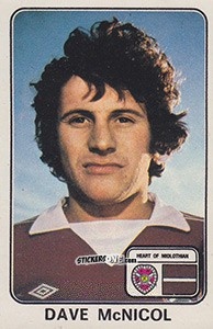 Sticker Dave McNicol - UK Football 1978-1979 - Panini