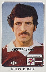 Sticker Drew Busby - UK Football 1978-1979 - Panini
