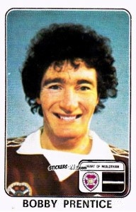 Sticker Bobby Prentice - UK Football 1978-1979 - Panini