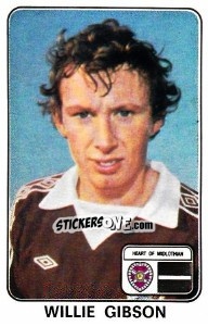 Sticker Willie Gibson - UK Football 1978-1979 - Panini