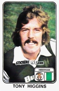 Figurina Tony Higgins - UK Football 1978-1979 - Panini
