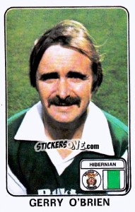 Figurina Gerry O'Brien - UK Football 1978-1979 - Panini