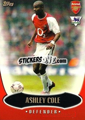 Sticker Ashley Cole - Premier Gold 2002-2003 n. A2 - Topps
