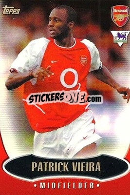 Sticker Patrick Vieira - Premier Gold 2002-2003 n. A3 - Topps