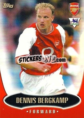 Sticker Dennis Bergkamp - Premier Gold 2002-2003 n. A4 - Topps