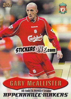 Sticker Gary McAllister - Premier Gold 2002-2003 n. AT4 - Topps