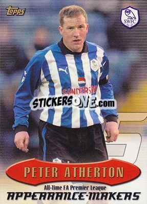 Sticker Peter Atherton - Premier Gold 2002-2003 - Topps