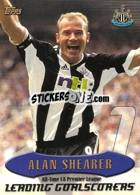Sticker Alan Shearer - Premier Gold 2002-2003 n. AT6 - Topps
