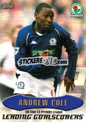 Sticker Andy Cole - Premier Gold 2002-2003 n. AT7 - Topps