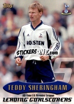 Sticker Teddy Sheringham - Premier Gold 2002-2003 n. AT10 - Topps