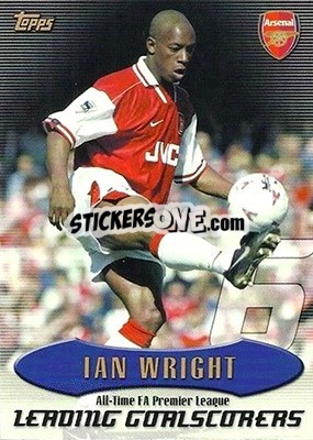 Sticker Ian Wright - Premier Gold 2002-2003 n. AT11 - Topps