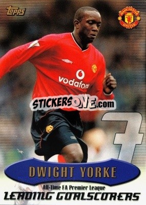 Sticker Dwight Yorke - Premier Gold 2002-2003 - Topps