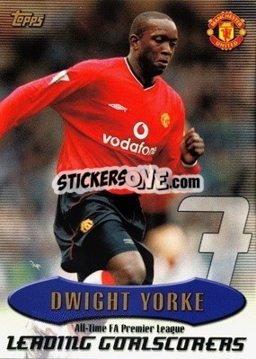 Sticker Dwight Yorke - Premier Gold 2002-2003 n. AT12 - Topps