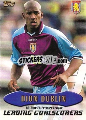 Sticker Dion Dublin - Premier Gold 2002-2003 n. AT14 - Topps