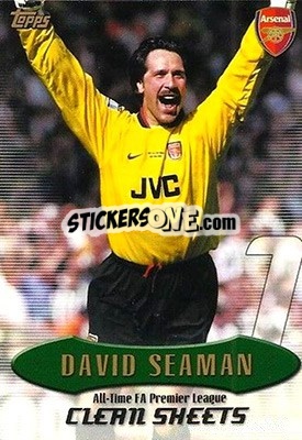 Sticker David Seaman - Premier Gold 2002-2003 - Topps