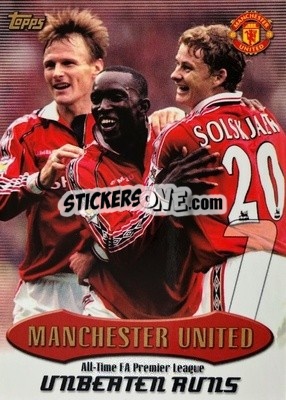 Sticker Manchester United - Premier Gold 2002-2003 n. AT17 - Topps