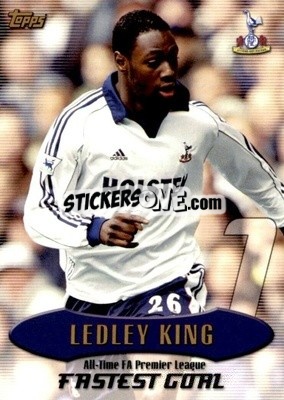 Sticker Ledley King - Premier Gold 2002-2003 n. AT18 - Topps