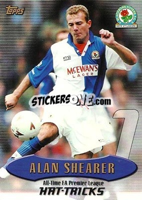 Sticker Alan Shearer - Premier Gold 2002-2003 n. AT19 - Topps