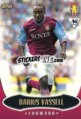 Sticker Darius Vassell - Premier Gold 2002-2003 n. AV3 - Topps