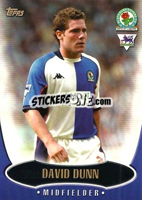 Sticker David Dunn - Premier Gold 2002-2003 - Topps