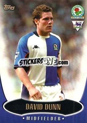 Sticker David Dunn - Premier Gold 2002-2003 n. BR1 - Topps