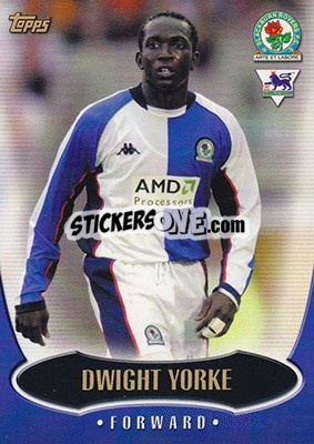 Sticker Dwight Yorke - Premier Gold 2002-2003 n. BR3 - Topps
