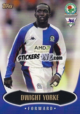 Sticker Dwight Yorke - Premier Gold 2002-2003 - Topps