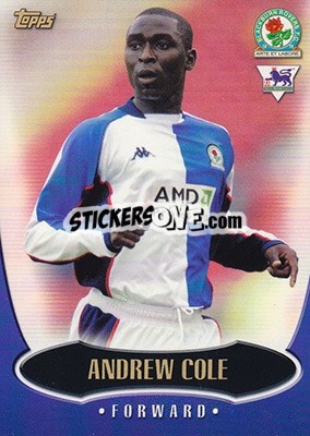 Sticker Andy Cole - Premier Gold 2002-2003 n. BR4 - Topps