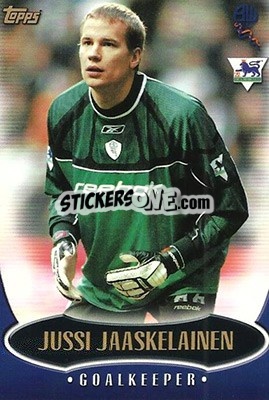 Sticker Jussi Jaaskelainen - Premier Gold 2002-2003 n. BW1 - Topps