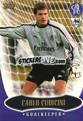 Sticker Carlo Cudicini - Premier Gold 2002-2003 n. C1 - Topps