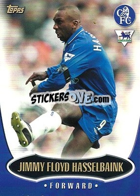 Sticker Jimmy Floyd Hasselbaink - Premier Gold 2002-2003 n. C5 - Topps